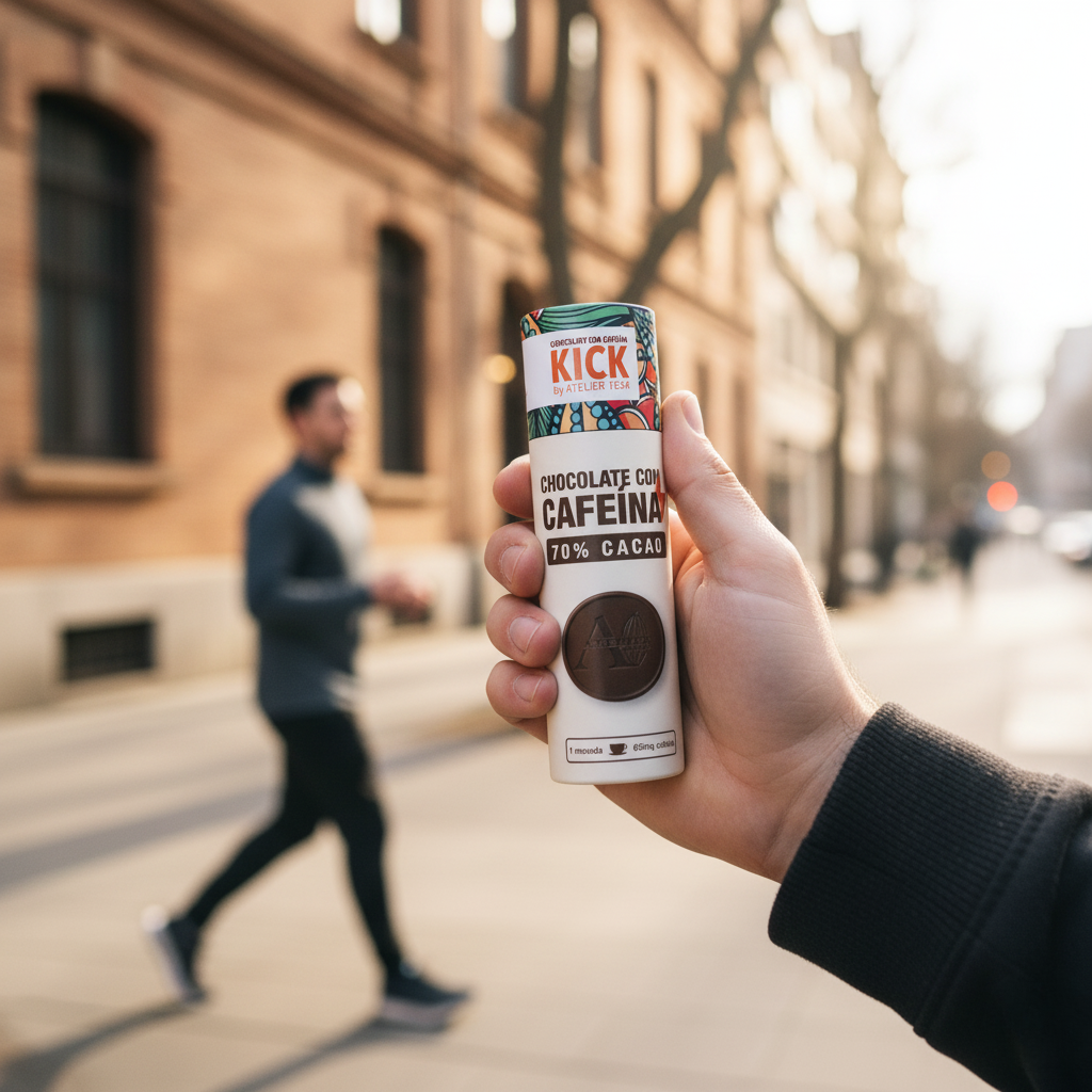 Pack KICK Dúo – 2 tubos de chocolate con cafeína