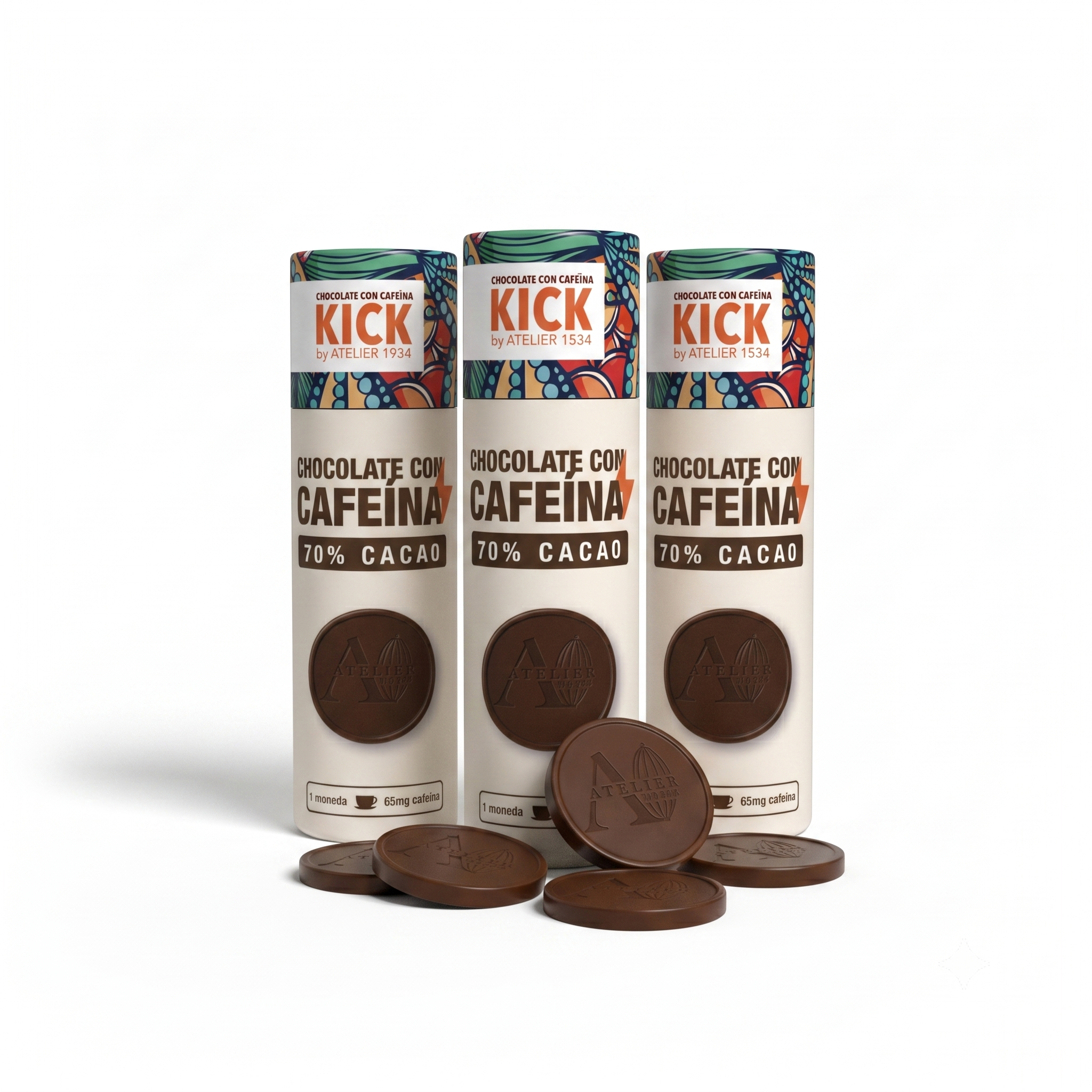 Pack 3 KICK Dark 70% Cacao